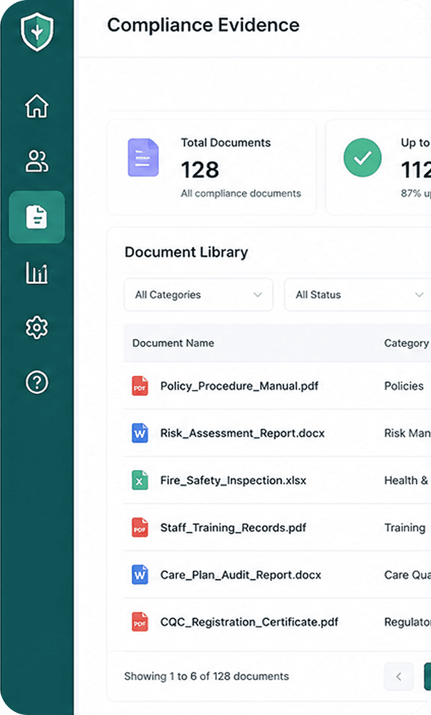 Compliance Evidence Dashboard