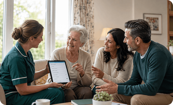 Family feedback meeting